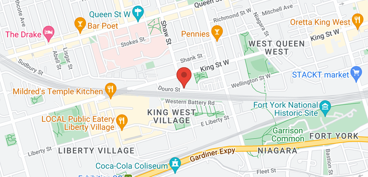 map of #207 -1 SHAW ST